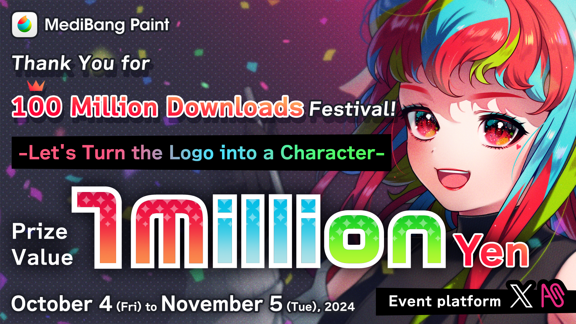 100million Downloads Festival!